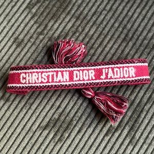 COPY - J’ADIOR Red Cotton Bracelet
